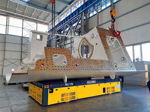 AGV per movimentazione - SGAI and OMNI Transporter - MORELLO USA - da trasporto / per carichi pesanti / elettrico