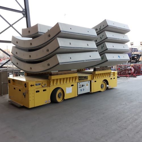 AGV per movimentazione - SGAI and OMNI Transporter - MORELLO USA - da trasporto / per carichi pesanti / elettrico