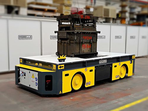 AGV per movimentazione - MORELLO USA - per carichi pesanti / con alimentazione a batteria