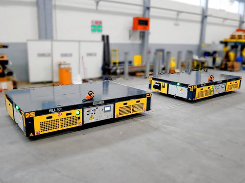 AGV da trasporto - SGAI and OMNI Transporter - MORELLO USA - per carichi pesanti / elettrico / omnidirezionale