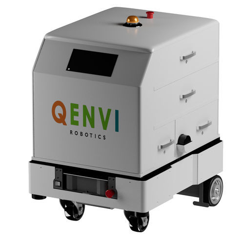 Robot mobile autonomo (AMR) per movimentazione - QENVI ROBOTICS - con alimentazione a batteria