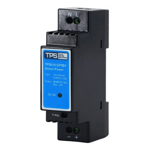 Alimentatore elettrico su guida DIN - TPS010-GP12V - TPS Elektronik GmbH - AC/DC / a due uscite / monofase