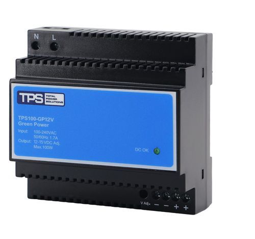 Alimentatore elettrico su guida DIN - TPS100-GP12V - TPS Elektronik GmbH - AC/DC / monofase / CE