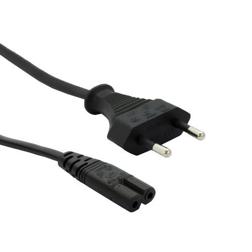 Cavo di rete con spina - IEC60320-C7-EU-Black - TPS Elektronik GmbH - per connettore CEI