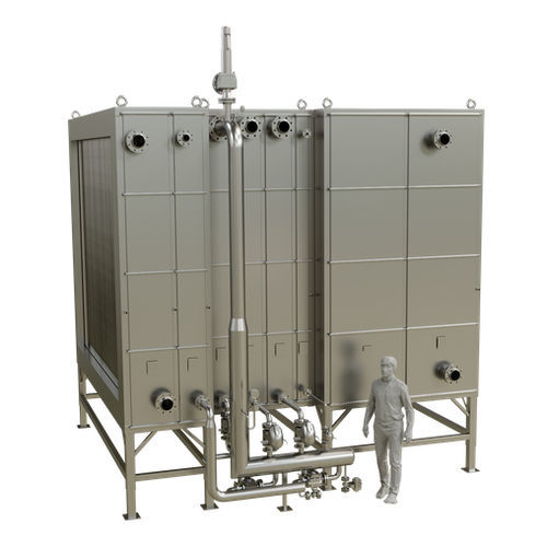 Riscaldatore d'aria - ANYTHERM AG - con alette / a vapore / in acciaio inossidabile
