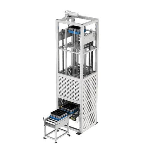 Trasportatore verticale - Famecs Corporation - a rulli / da trasporto / con motore elettrico