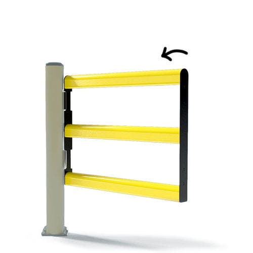 Cancello battente - DP 150 ONE WAY - MPM - pedonale / in gomma