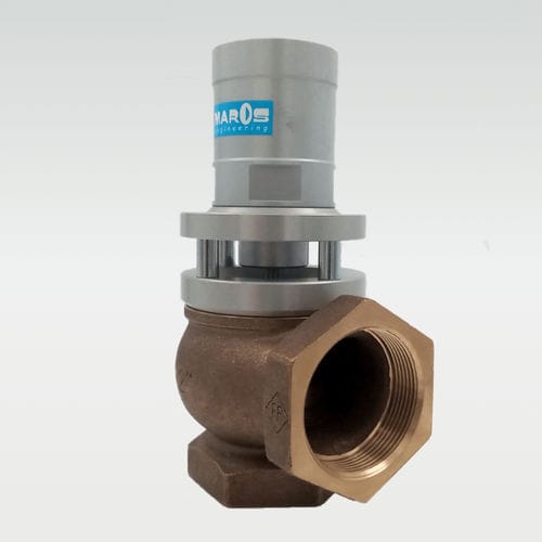Valvola a pistone - INVA - MAROS Engineering - a comando pneumatico / shut off / filettata