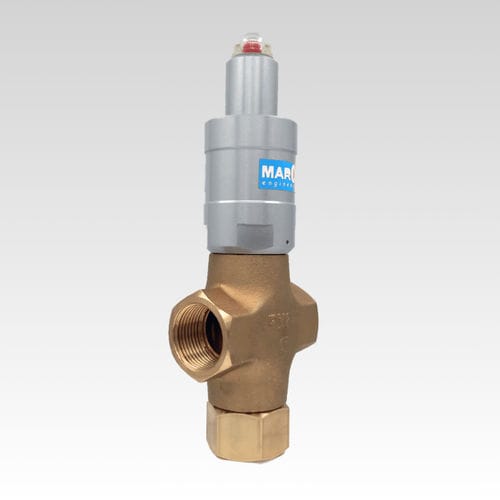 Valvola a pistone - fast 3 - MAROS Engineering - a comando pneumatico / shut off / con deviatore