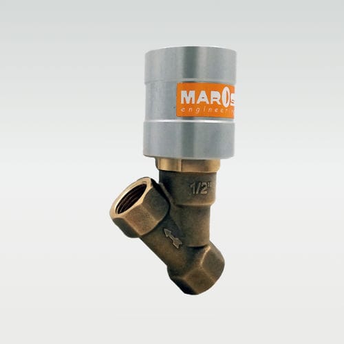 Valvola a pistone - FLUXA YAD - MAROS Engineering - a comando pneumatico / shut off / filettata