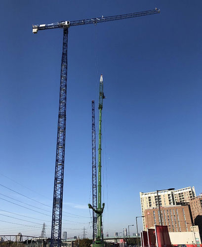Gru montata su camion - TLS 65 10T SR - Gruas Saez - a torre / per cantiere / di sollevamento