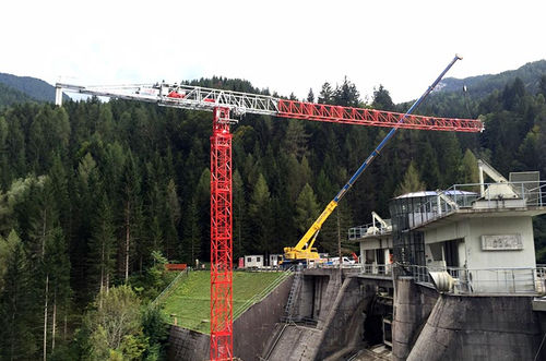 Gru montata su camion - TLS 75 14T SR - Gruas Saez - a torre / per cantiere / di sollevamento