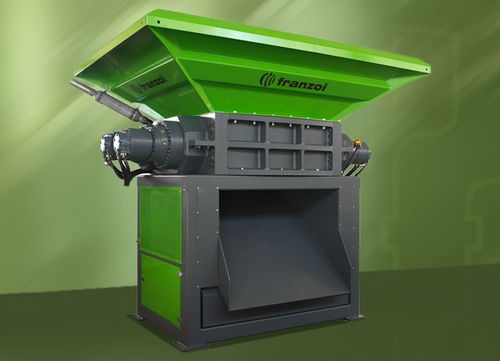 Trituratore primario - TF500 - Franzoi srl - a 2 alberi / per rifiuti solidi sfusi / robusto
