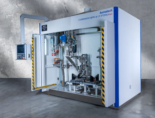 Macchina da taglio a lama - 16-24 CUTTING/one - AUMATECH srl - per materie plastiche / controllata da PLC / per applicazioni industriali