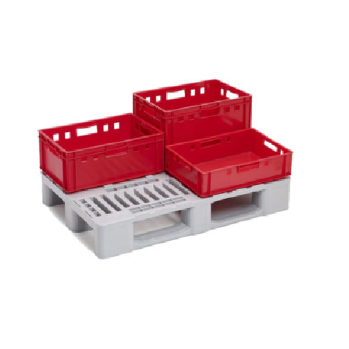 Cassetta per l'industria alimentare - ST64 series - Logimarkt - in plastica / in HDPE / di stoccaggio
