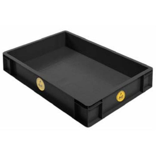 Cassetta impilabile - ESD ST series - Logimarkt - in plastica / di stoccaggio / da trasporto