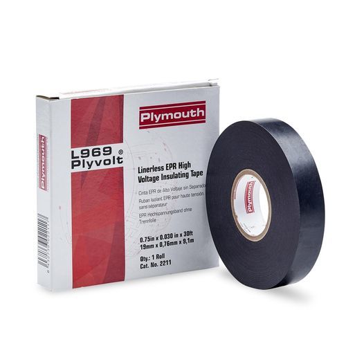 Nastro di isolamento elettrico - L969 Plyvolt - Plymouth Rubber Europa S.A.U. - in gomma / per applicazioni ad alta tensione