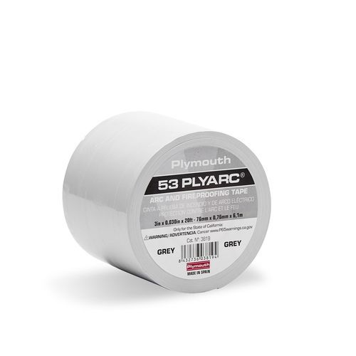 Nastro di rivestimento - 53 Plyarc - Plymouth Rubber Europa S.A.U. - in gomma / resistente alle alte temperature / con trattamento ignifugo