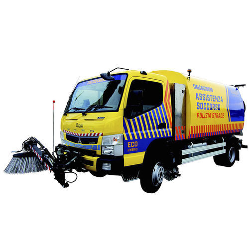 Spazzatrice montata su veicolo - LONGO Euroservice SRL - idraulica / per spazi pubblici / per rifiuti