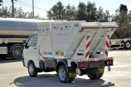 Serbatoio per rifiuti - LONGO Euroservice SRL - a ribaltamento / su telaio / per passaggio