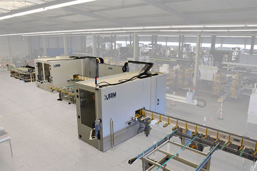 Linea di lavorazione e taglio multimandrino - ATEKA 9A - Dubus Industrie - automatica / CNC / per profilati in alluminio
