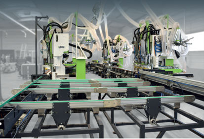 Centro di lavoro per legno - FLEXDOOR 7000 - Dubus Industrie - 3 assi / orizzontale / per porta