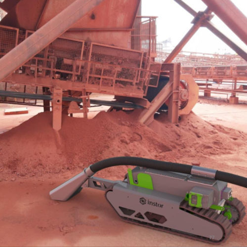 Robot di pulizia per pavimento - Instor - per pulitura a secco / mobile / IP68