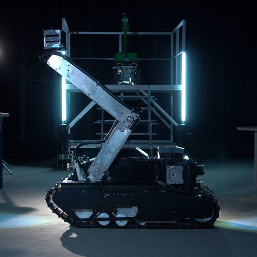 Robot di ispezione cingolato - TUPÃ Ex - Instor - con illuminazione a LED / in miniatura / da interno