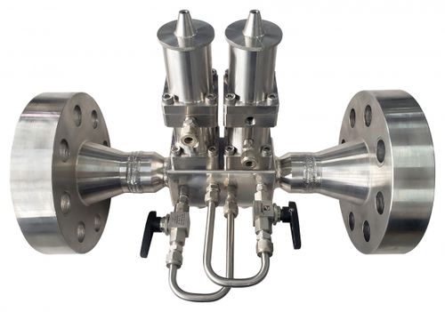Valvola a membrana - TWIN - Gascat - con attuatore elettrico / per gas naturale / con flangia