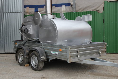 Inceneritore per scarti industriali - В-400 - FEUPROM - per rifiuti sanitari / con forno rotativo / intermittente