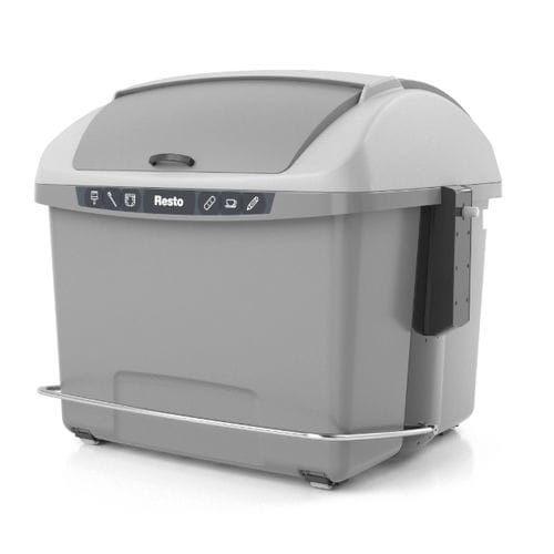 Cassonetto in plastica - OVAL 3000 - CONTENUR SL - intelligente / con caricamento laterale / per rifiuti domestici