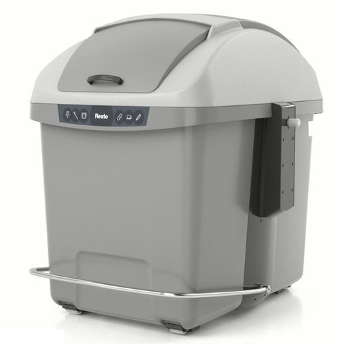 Cassonetto con caricamento laterale - OVAL 2000 - CONTENUR SL - in HDPE / intelligente / per rifiuti urbani