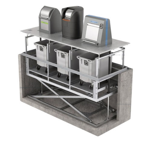 Cassonetto in acciaio inossidabile - SCT series - CONTENUR SL - in HDPE / interrato / per rifiuti urbani