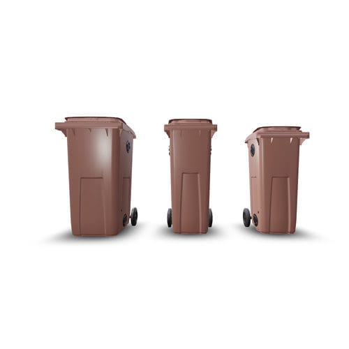 Cassonetto in cartone - Biocontainer - CONTENUR SL - in HDPE / con caricamento posteriore / per rifiuti organici