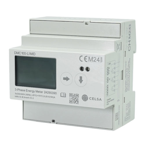 Contatore di energia elettrica trifase - DMC100-LI MID - Celsa Messgeräte GmbH - su guida DIN / con display LCD / certificato MID
