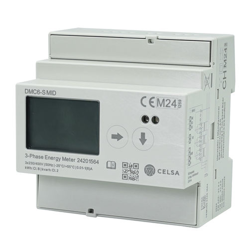 Contatore di energia elettrica trifase - DMC6-S MID - Celsa Messgeräte GmbH - su guida DIN / RS-485 / Modbus