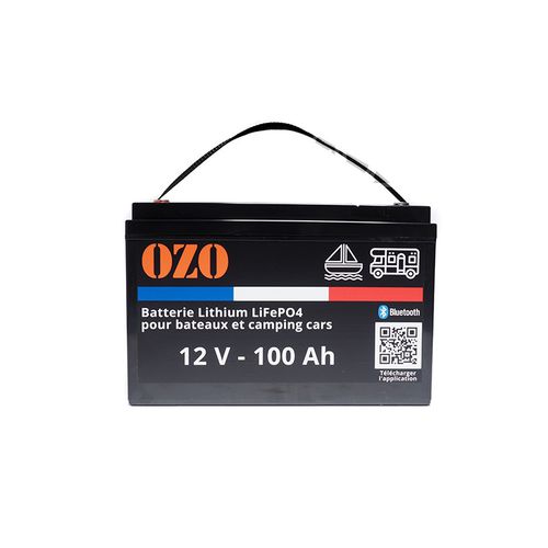 Batteria per applicazioni marine - 007483 - OZO - LiFePO4 / box / 12 V
