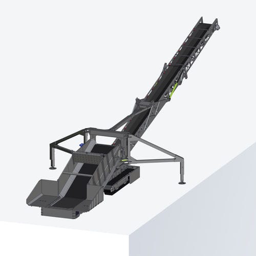 Trasportatore a nastro - ST-20/750 - SmartTEH - inclinato / per alimentatore / di prodotti sfusi