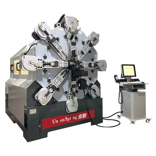 Curvatrice a motore - US-35E-5 - Guangdong UnionSpring Machinery Co., Ltd - di barre in rame / a 13 assi / 16 assi