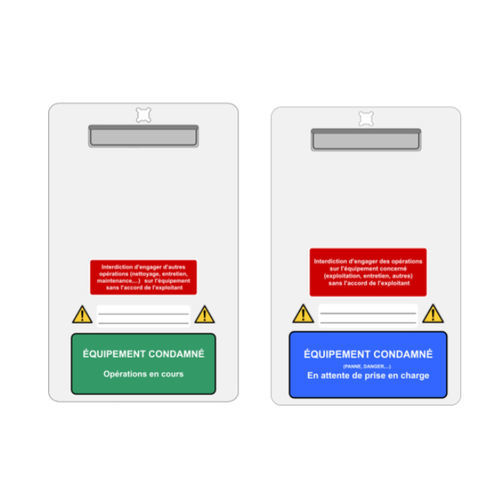 Etichetta di segnalazione - Xlock - CAPIOTEC - da legare / in PVC / per macchina di produzione