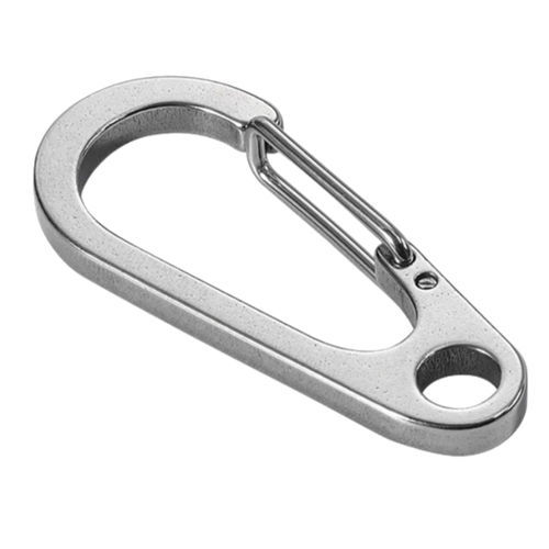 Moschettone con blocco - CAPIOTEC - in acciaio inossidabile / in acciaio / asimmetrico