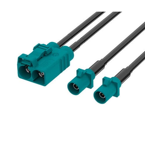 Cavo montato FAKRA - FR-1J2P-100X01 - ATTEND Technology Inc. - breakout / per automobile / robusto