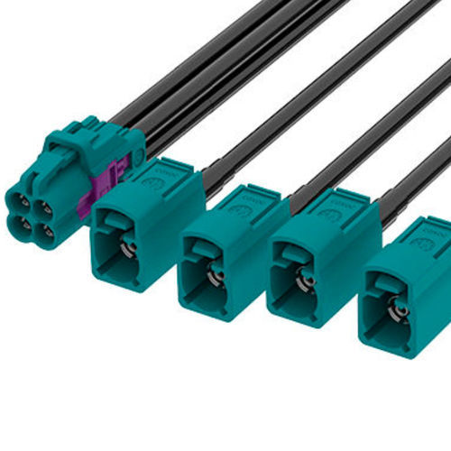 Cavo montato mini FAKRA - FR-1J4J-100X01 - ATTEND Technology Inc. - coassiale / dritto / multiconduttore