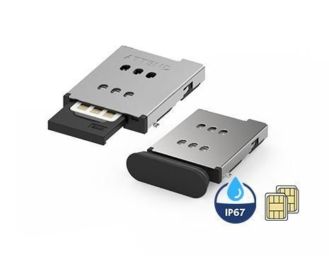 Connettore nano SIM doppia - 115U-B110 - ATTEND Technology Inc. - di dati / di alimentazione elettrica / nano SIM