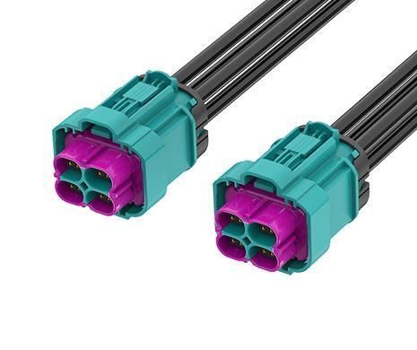 Cavo montato coassiale - MTP-1J1J-100Z03W - ATTEND Technology Inc. - per trasmissione dati / HS-MTP / dritto