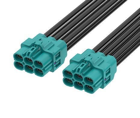 Cavo montato HS-MTP - MTP-1J1J-100Z05 - ATTEND Technology Inc. - coassiale / per trasmissione dati / dritto