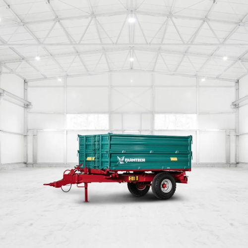 Rimorchio da cantiere - EDK 500 - Farmtech - a un asse / agricolo