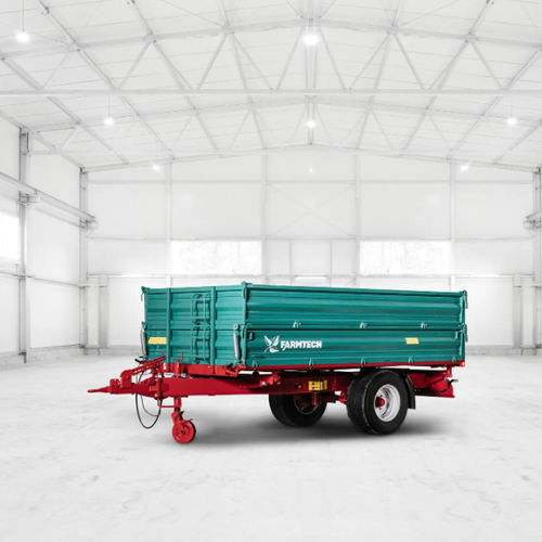 Rimorchio da cantiere - EDK 800 - Farmtech - a un asse / agricolo