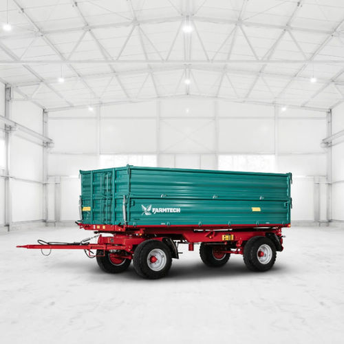 Rimorchio da cantiere - ZDK 1100	 - Farmtech - a 2 assi / idraulico / agricolo