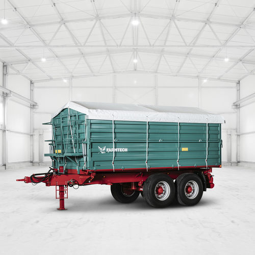 Rimorchio porta-attrezzi - TDK 1800	 - Farmtech - a pianale / per merce / tandem
